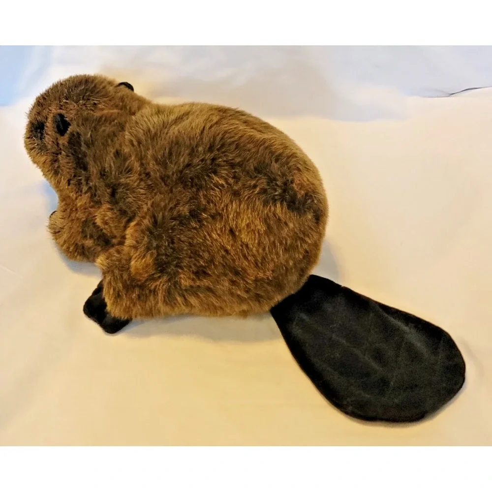 Fiesta Realistic Brown Beaver Plush 11